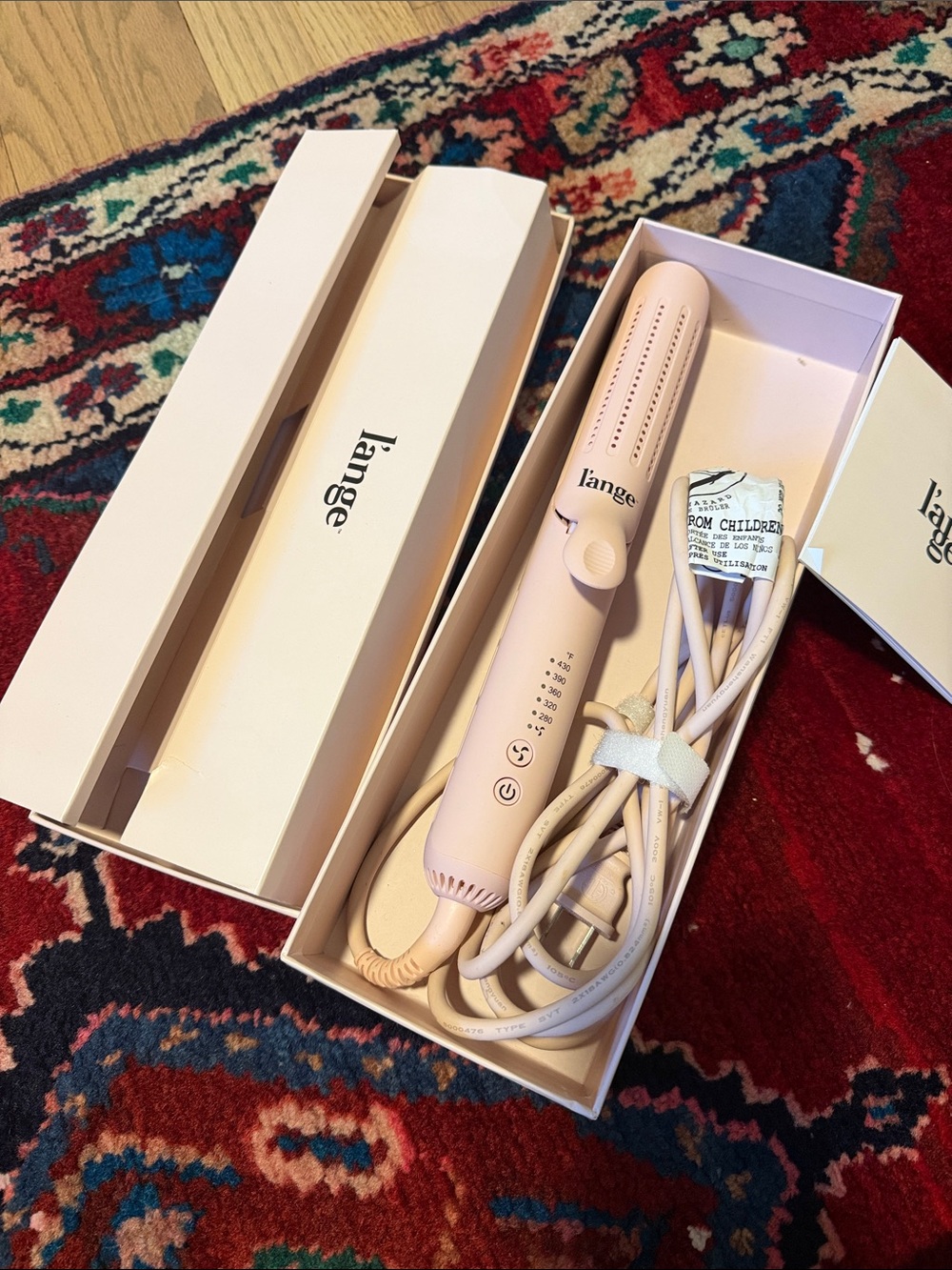 Lange Blush Pink Compact Hair Straightener